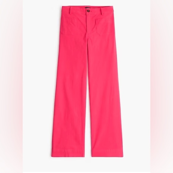 J. Crew Factory Pants - J Crew Lizzie High Rise Patch Pocket Pants